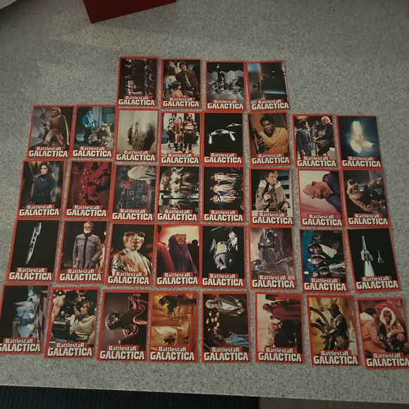 Complete 1978 Vintage Battlestar Galactica Collectors card set 1-36 - Picture 11 of 16